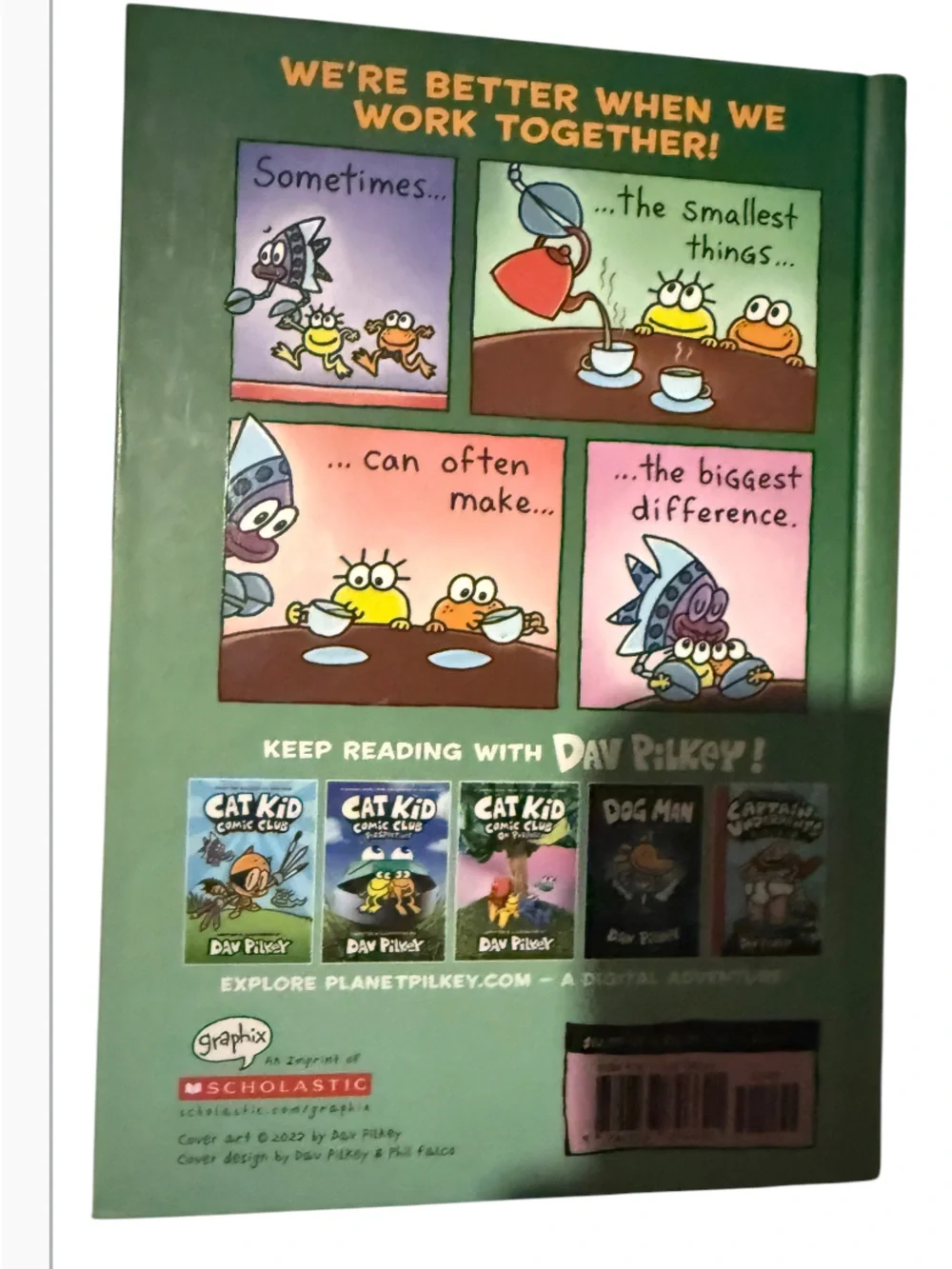 Cat Kid Comic Club Collaborations - Blue Cover Kids Graphic Novel